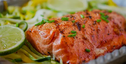 The Fireplace Shop & Grill Center - Grilled Salmon